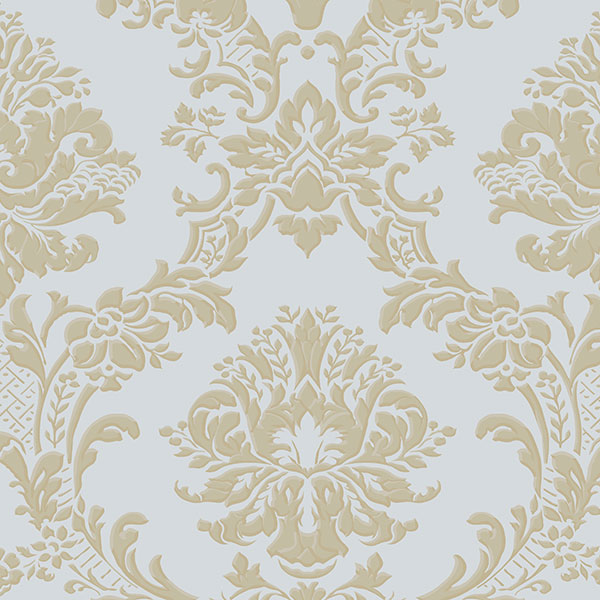 Patton Wallcoverings IM36405 Silk Impressions 2 In Register Classic Damask Wallpaper